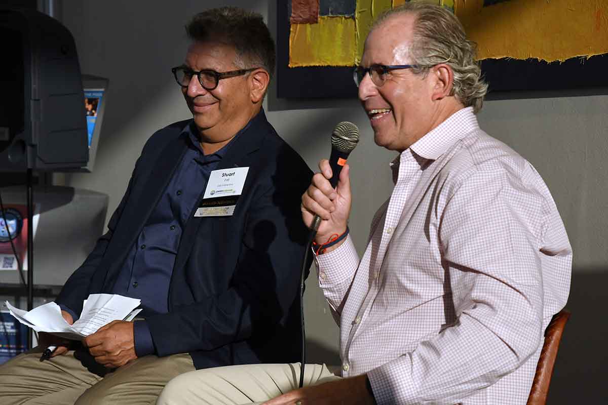 Stuart Zall and Michael Staenberg at JEWISHcolorado's Real Estate & Construction Network Summer Event