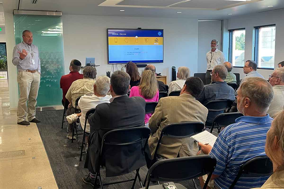 Phil Niedringhaus and Kevin Farrington at JEWISHcolorado High Holiday Safety & Security Training