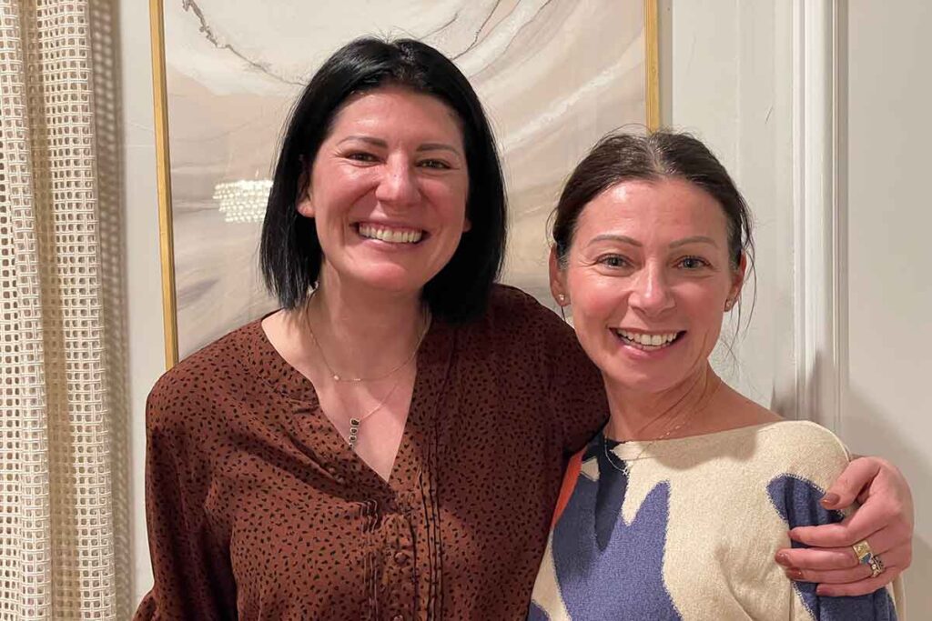 Mary Ann Weiss and Dina Silverman