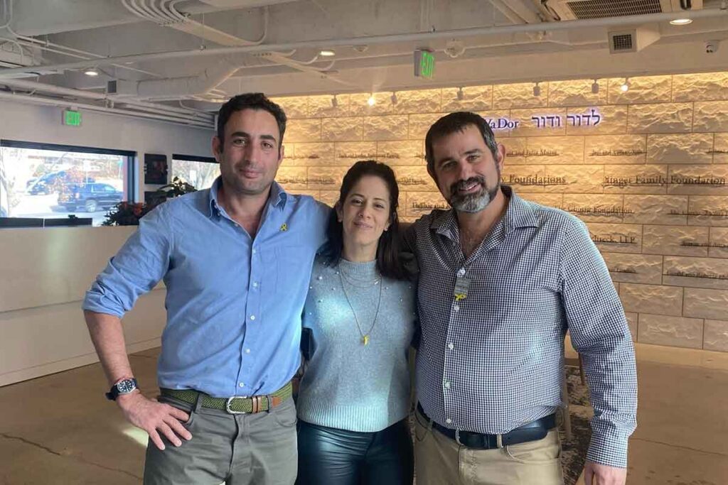 Avi Cohen, Nelly Ben Tal, and Itai Divinksy at JEWISHcolorado