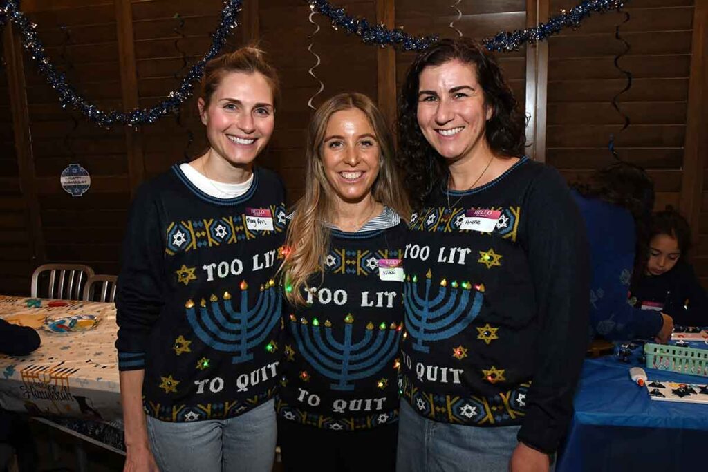 Mary Ann Weiss at PJ Connector Hanukkah Shabbat