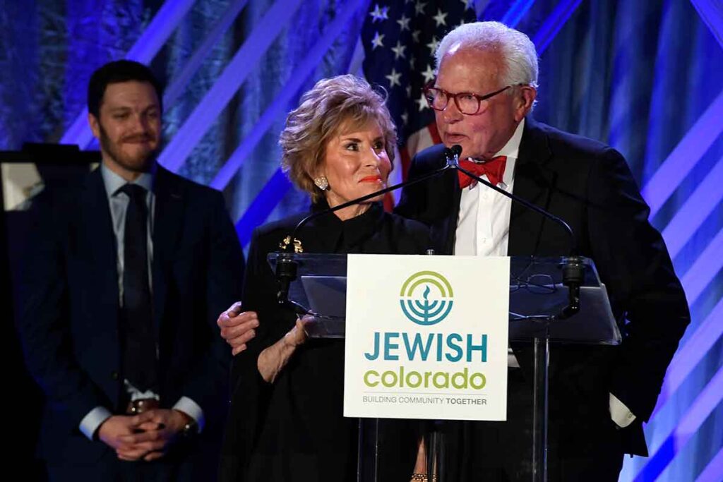 Arlene & Barry Hirschfeld speak at 2025 JEWISHcolorado Signature Event