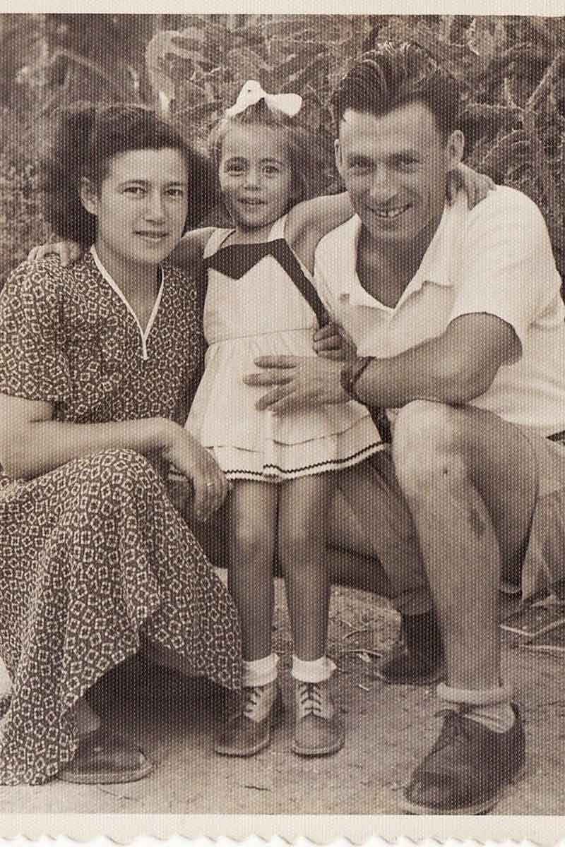 Ori’s grandmother, Chana, with her parents, Yitzhak and Chava