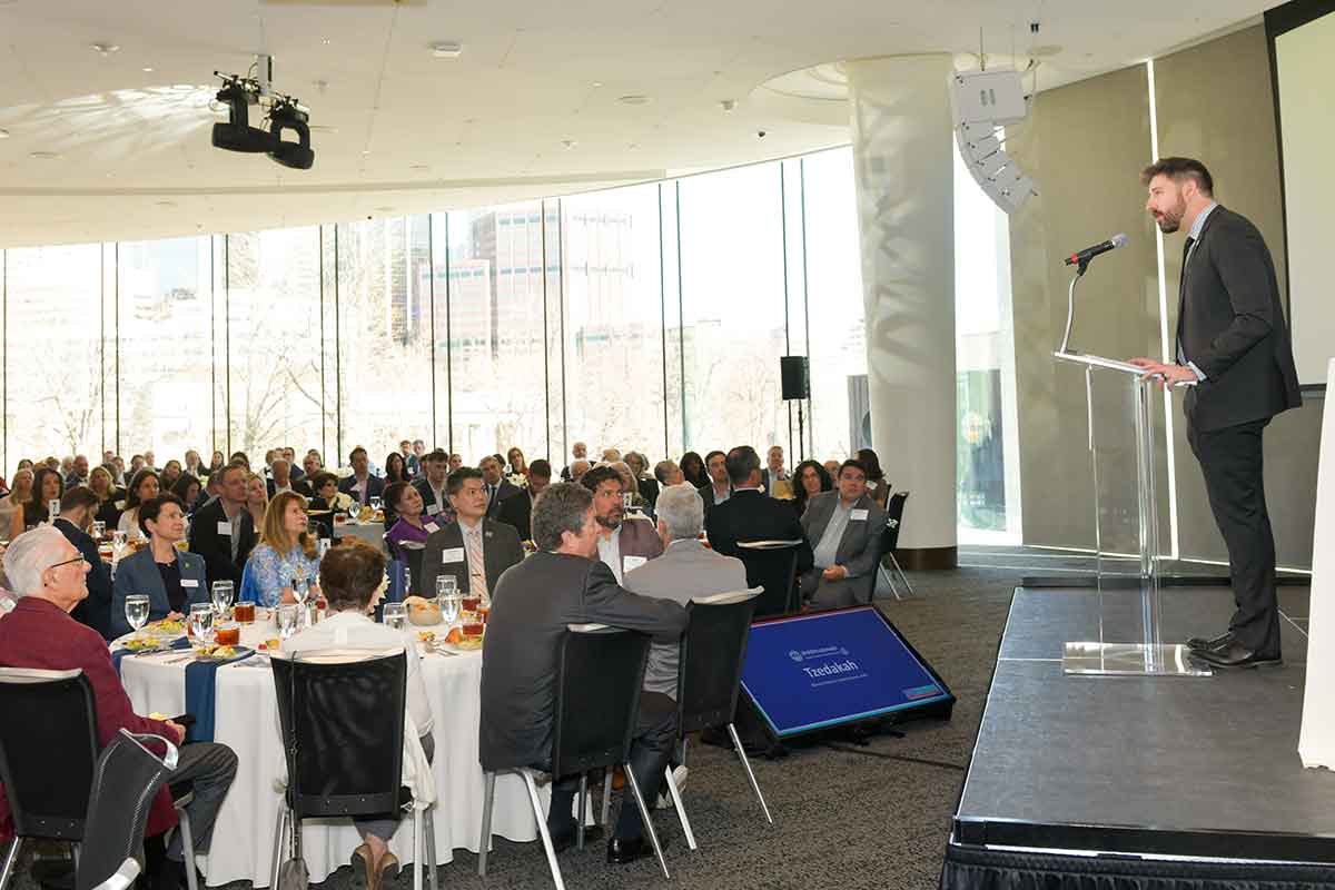 Brandon Rattiner at 2025 JCRC Luncheon