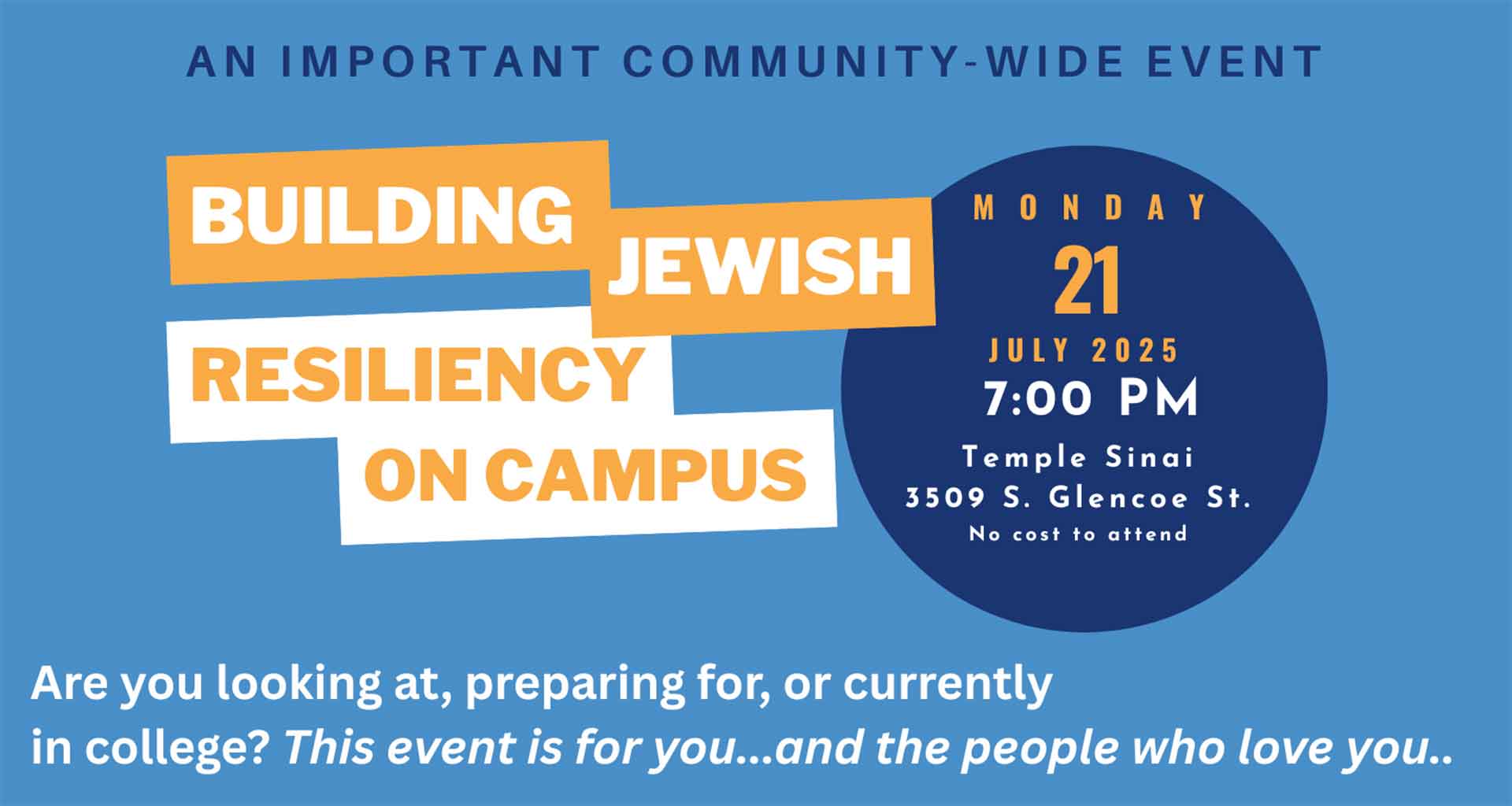 Building Jewish Resiliencey on Campus
