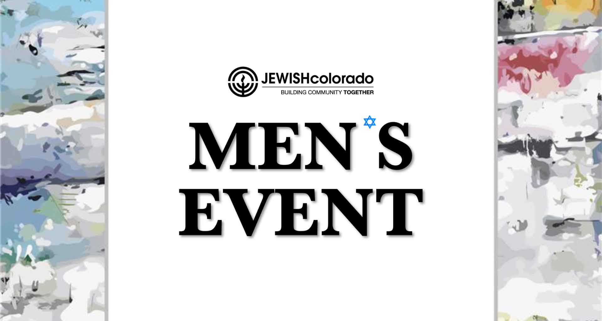 JEWISHcolorado MEN’S EVENT