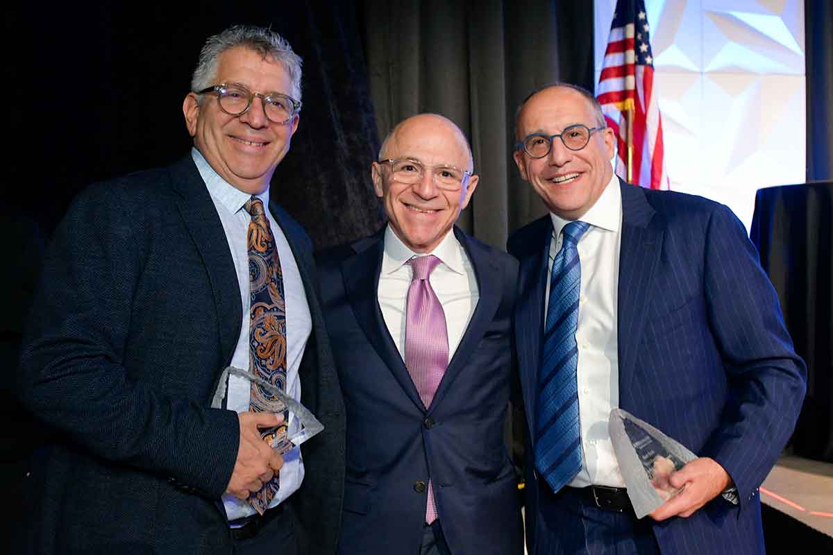 Stuart Zall, Rob Kaufmann, and Mark Sidell at MEN'S EVENT 2025