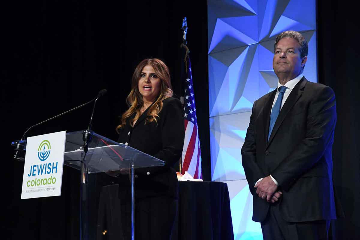 Adriane Greenberg and Neil Oberfeld at MEN'S EVENT 2025