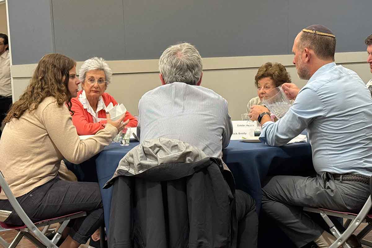 People in conversation