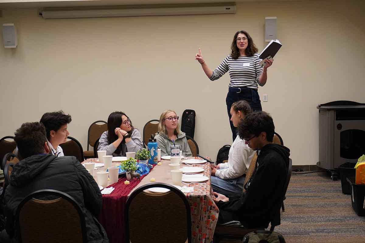 Shira Teed at Mines Hillel group