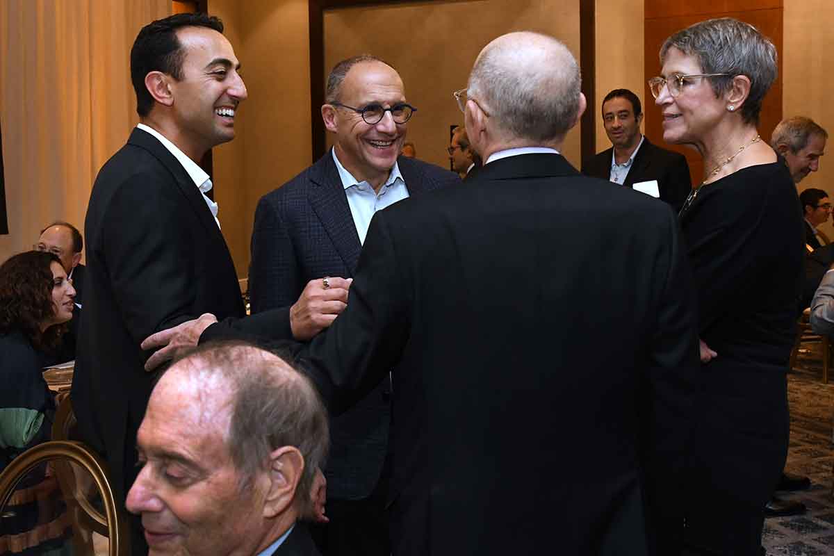 David Farahi with Diana Zeff Anderson, Mark Sidell, and Rob Kaufmann