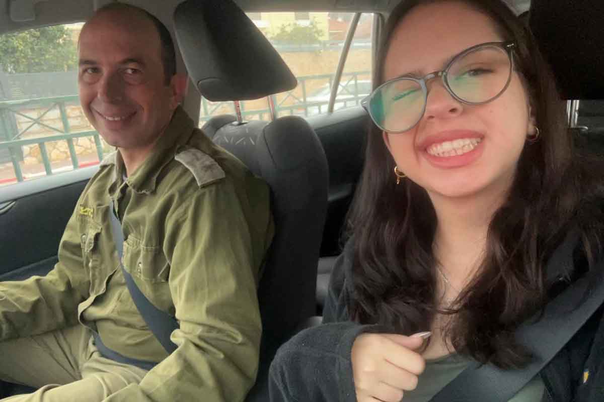 Adi and her father, Danny