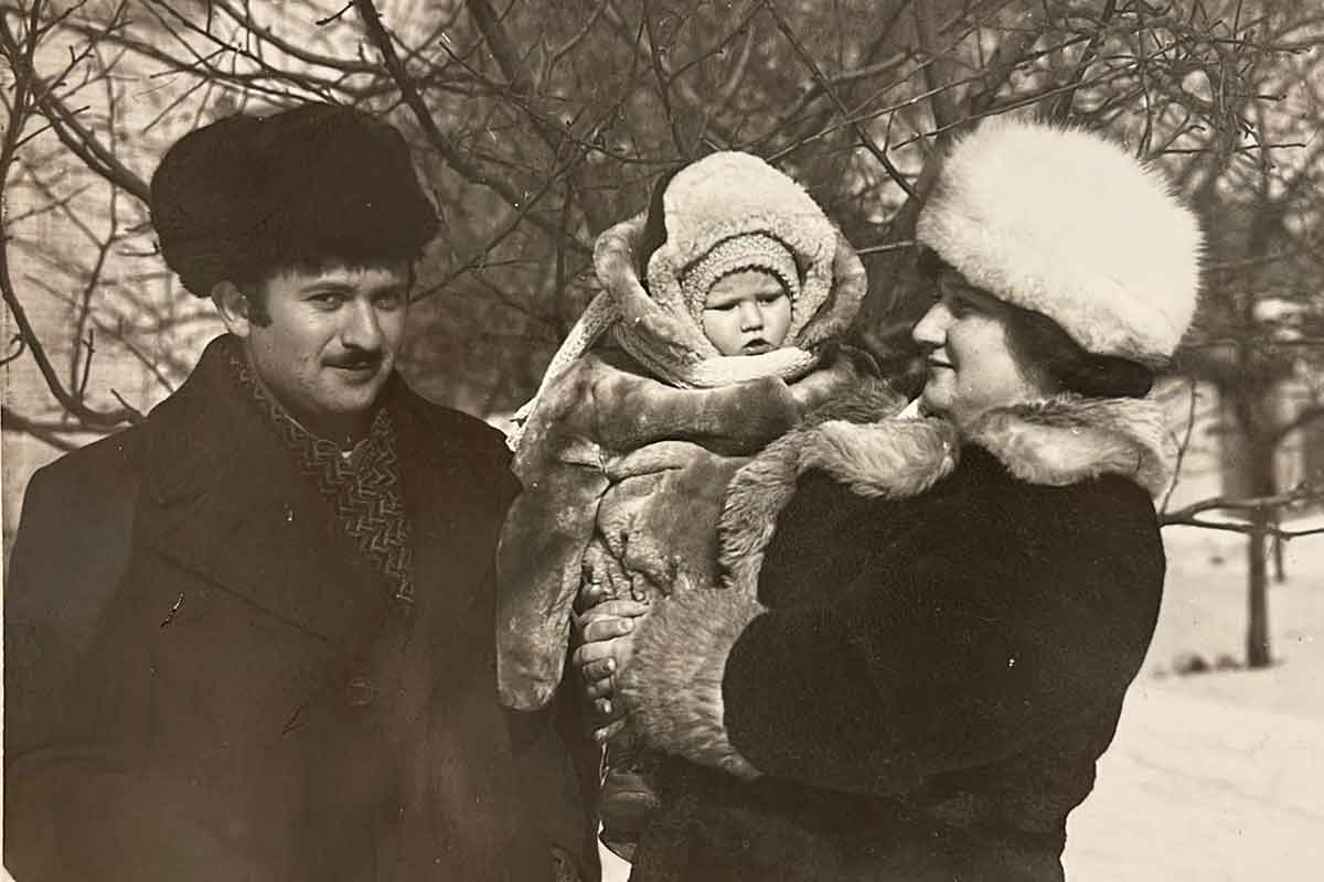 Adi’s mother, Ella, as a kid in Ukraine