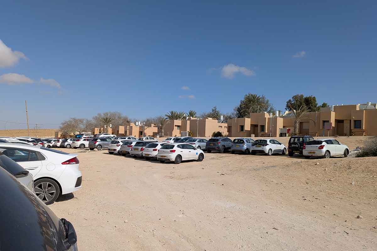 The rooms behind all the cars are the ones we were able to renovate thanks to JEWISHcolorado's initial support at the beginning of the war. 