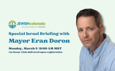 Special Israel Briefing with Mayor Eran Doron