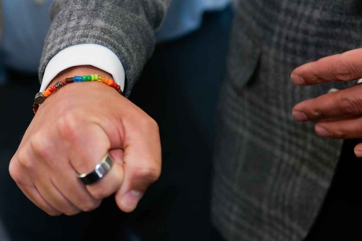 David Farahi's Ubuntu bracelet