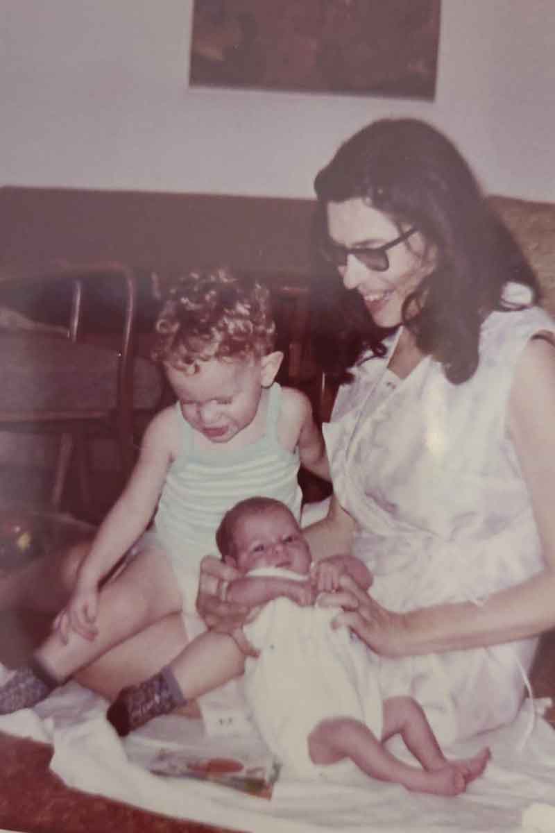 Tomer's grandmother, dad, and aunt