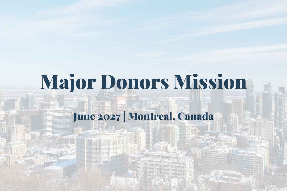 FY27 Major Donor Mission