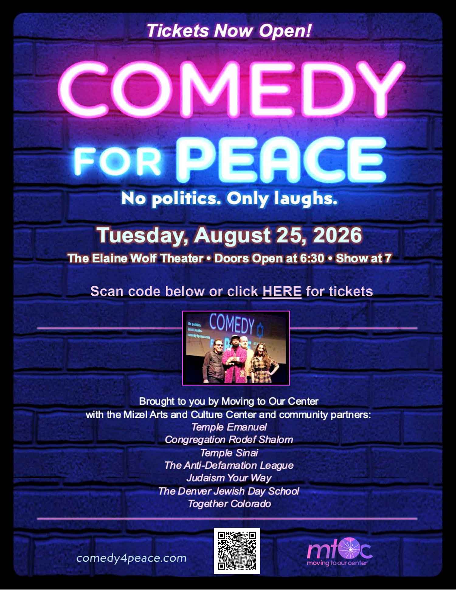 Comedy for Peace