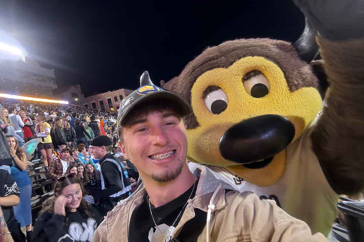 Maayan at CU Boulder with Chip