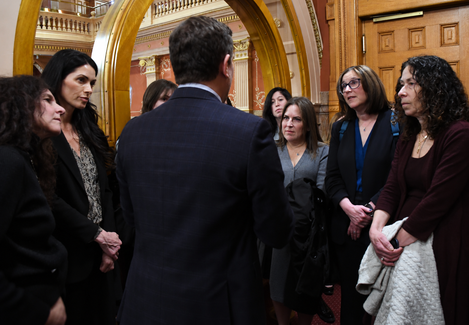 Group of people in a legal setting